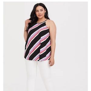 CHALLIS GODDESS NECK TANK